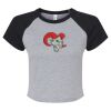 Women's Micro Rib Raglan Baby Tee Thumbnail