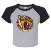 Women's Micro Rib Raglan Baby Tee Thumbnail