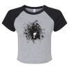 Women's Micro Rib Raglan Baby Tee Thumbnail