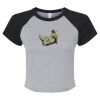 Women's Micro Rib Raglan Baby Tee Thumbnail