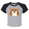 Women's Micro Rib Raglan Baby Tee Thumbnail