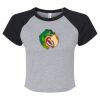 Women's Micro Rib Raglan Baby Tee Thumbnail