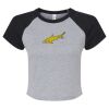 Women's Micro Rib Raglan Baby Tee Thumbnail