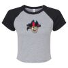 Women's Micro Rib Raglan Baby Tee Thumbnail