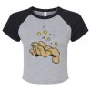 Women's Micro Rib Raglan Baby Tee Thumbnail