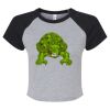 Women's Micro Rib Raglan Baby Tee Thumbnail