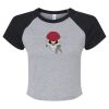 Women's Micro Rib Raglan Baby Tee Thumbnail