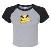 Women's Micro Rib Raglan Baby Tee Thumbnail