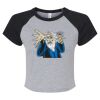 Women's Micro Rib Raglan Baby Tee Thumbnail