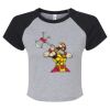 Women's Micro Rib Raglan Baby Tee Thumbnail