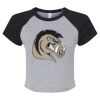 Women's Micro Rib Raglan Baby Tee Thumbnail