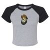 Women's Micro Rib Raglan Baby Tee Thumbnail