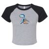 Women's Micro Rib Raglan Baby Tee Thumbnail