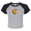 Women's Micro Rib Raglan Baby Tee Thumbnail