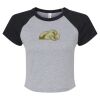 Women's Micro Rib Raglan Baby Tee Thumbnail