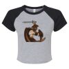 Women's Micro Rib Raglan Baby Tee Thumbnail