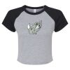 Women's Micro Rib Raglan Baby Tee Thumbnail