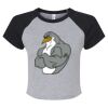 Women's Micro Rib Raglan Baby Tee Thumbnail