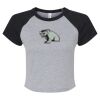 Women's Micro Rib Raglan Baby Tee Thumbnail