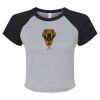 Women's Micro Rib Raglan Baby Tee Thumbnail