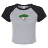 Women's Micro Rib Raglan Baby Tee Thumbnail