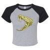 Women's Micro Rib Raglan Baby Tee Thumbnail