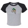 Women's Micro Rib Raglan Baby Tee Thumbnail
