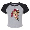 Women's Micro Rib Raglan Baby Tee Thumbnail