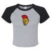 Women's Micro Rib Raglan Baby Tee Thumbnail