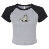 Women's Micro Rib Raglan Baby Tee Thumbnail