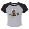 Women's Micro Rib Raglan Baby Tee Thumbnail