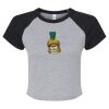 Women's Micro Rib Raglan Baby Tee Thumbnail