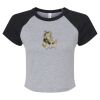 Women's Micro Rib Raglan Baby Tee Thumbnail