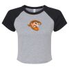 Women's Micro Rib Raglan Baby Tee Thumbnail