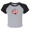 Women's Micro Rib Raglan Baby Tee Thumbnail