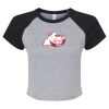 Women's Micro Rib Raglan Baby Tee Thumbnail