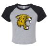 Women's Micro Rib Raglan Baby Tee Thumbnail