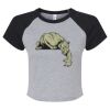 Women's Micro Rib Raglan Baby Tee Thumbnail