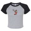 Women's Micro Rib Raglan Baby Tee Thumbnail