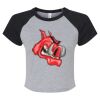 Women's Micro Rib Raglan Baby Tee Thumbnail