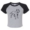 Women's Micro Rib Raglan Baby Tee Thumbnail