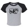 Women's Micro Rib Raglan Baby Tee Thumbnail