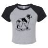 Women's Micro Rib Raglan Baby Tee Thumbnail