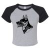 Women's Micro Rib Raglan Baby Tee Thumbnail