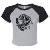 Women's Micro Rib Raglan Baby Tee Thumbnail