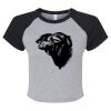 Women's Micro Rib Raglan Baby Tee Thumbnail