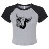 Women's Micro Rib Raglan Baby Tee Thumbnail