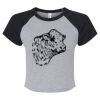 Women's Micro Rib Raglan Baby Tee Thumbnail