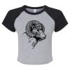 Women's Micro Rib Raglan Baby Tee Thumbnail
