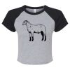 Women's Micro Rib Raglan Baby Tee Thumbnail